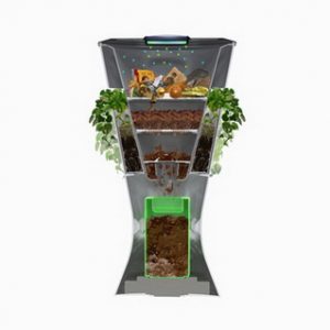 Envi - зеленый мусорный бак с компостом