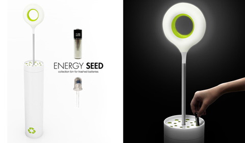 Energy Seed — Энергетическая урна для использованных батареек